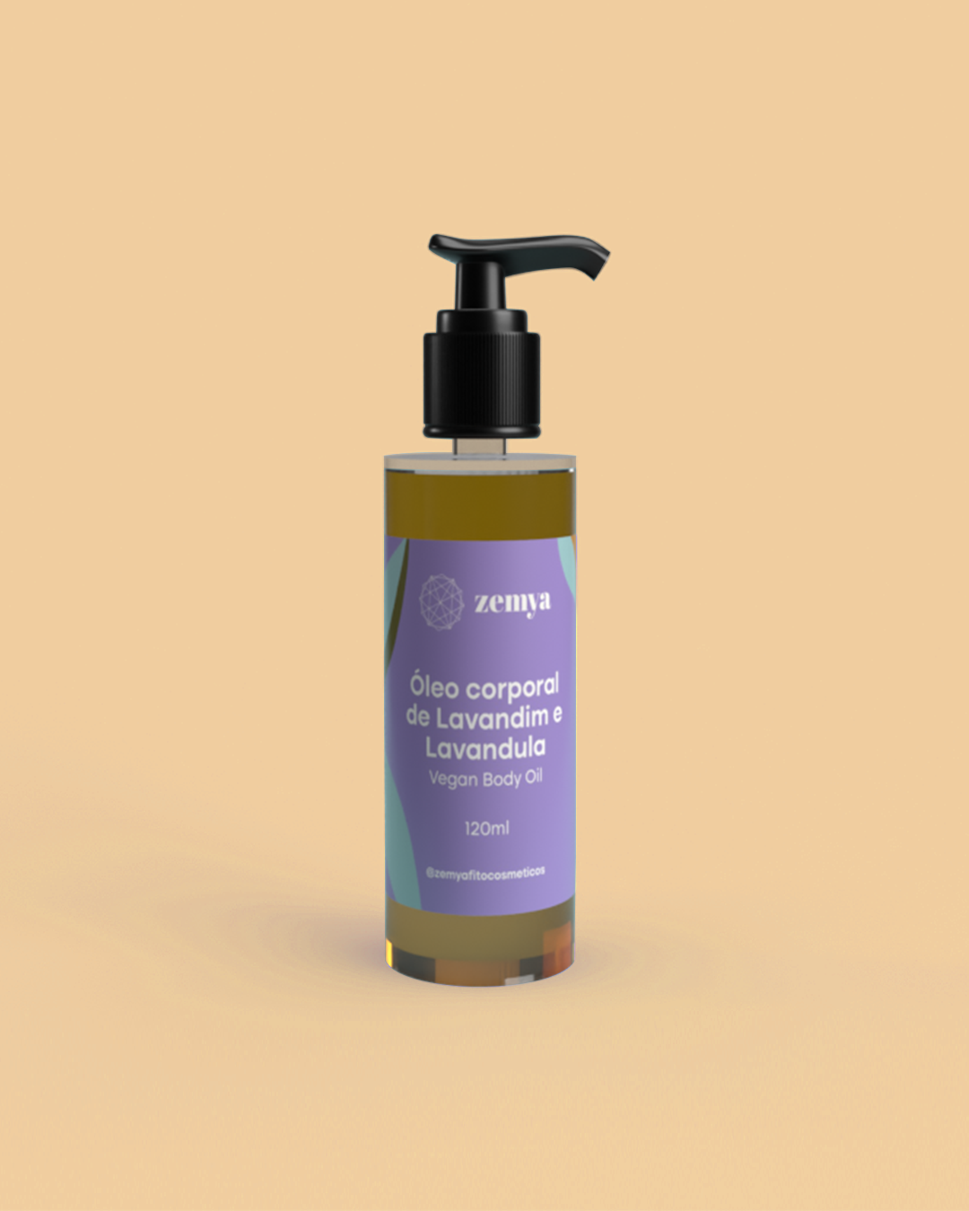 Óleo Corporal Vegano Zemya - Lavandim e Lavandula 120 ml