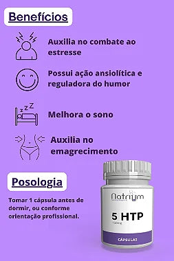 5 HTP - c/30 capsulas - Natrium