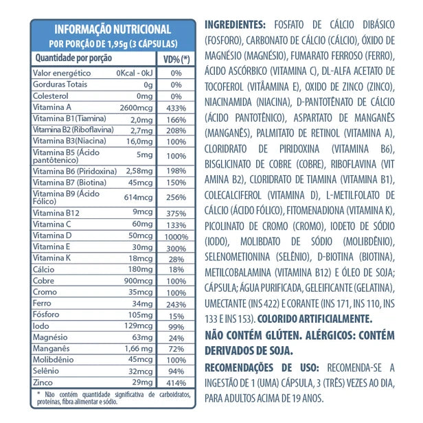 Belt +23 Soft MAX - Muito mais Vitaminas e Minerais