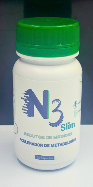 N3 Slim - Acelerador de Metabolismo e Redutor de Medidas c/60 capsulas