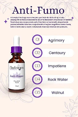 Floral de Bach - Antifumo 30 ml - Natrium