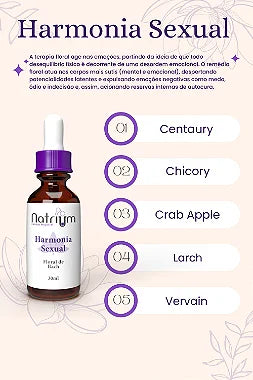 Floral de Bach - Harmonia Sexual 30 ml - Natrium