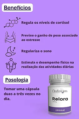 Relora 250 mg c/30 capsulas - Natrium