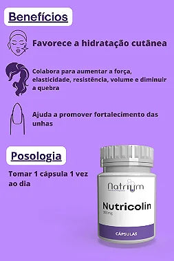 Nutricolin - 300 mg c/30 capsulas - Natrium