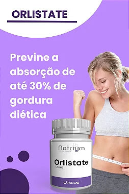 Orlistate - 120 mg c/ 30 capsulas - Natrium