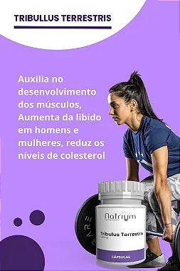 Tribulus Terrestris 500 mg c/30 capsulas - Natrium
