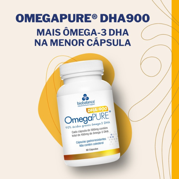 Ômega PURE DHA900 c/60 cápsulas - Biobalance
