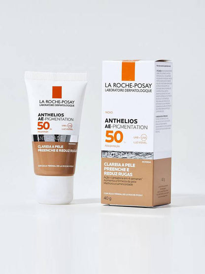 Protetor Solar anti-idade La Roche Posay - Anthelios Ae-Pigmentation FPS50 - Morena