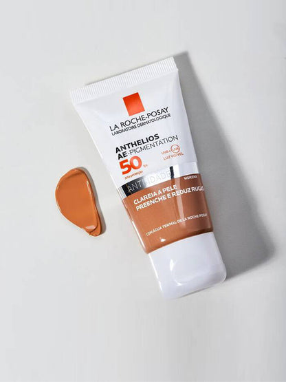 Protetor Solar anti-idade La Roche Posay - Anthelios Ae-Pigmentation FPS50 - Morena