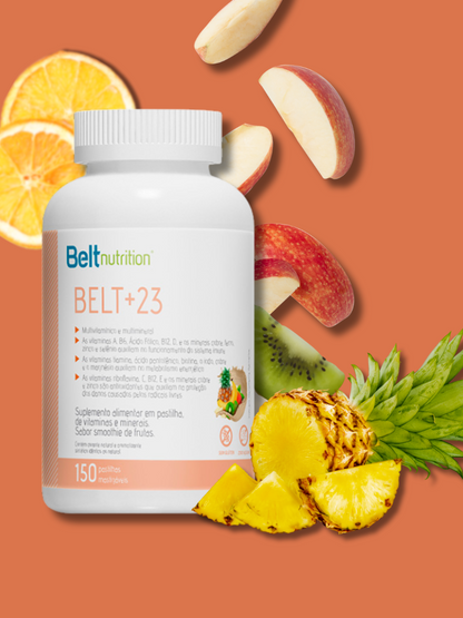 Belt +23 Mastigável Smoothie de Frutas Multivitamínico e Multimineral