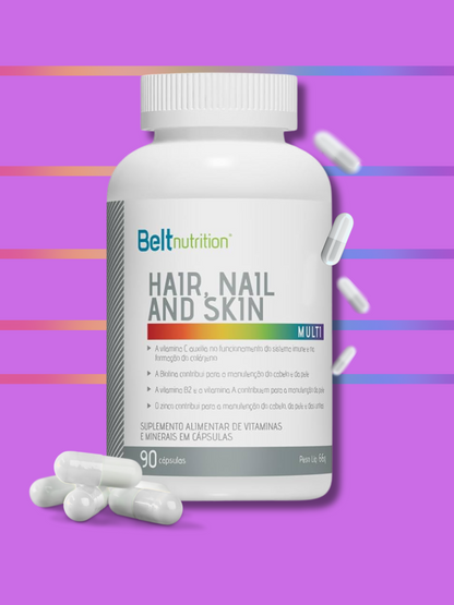BELT HAIR NAIL AND SKIN PLUS - 90 CAPSULAS