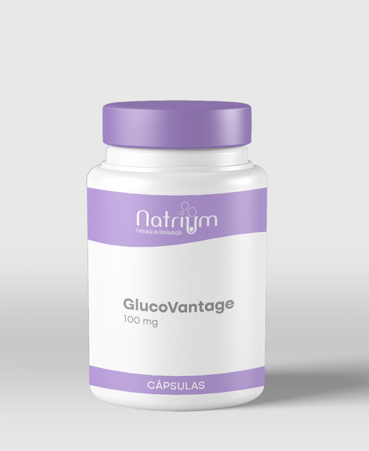 Gluco Vantage 100mg - c/ 60 Cápsulas - Natrium
