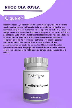 Rhodiola Rosea 400 mg c/30 capsulas - Natrium