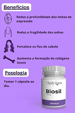 Biosil - 500 mg - C/30 capsulas - Natrium