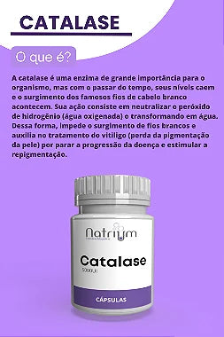 Catalase 5000ui - C/30 capsulas - Natrium