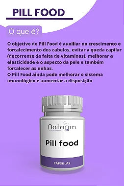 Pill Food c/60 capsulas - Natrium