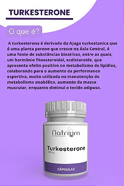 Turkesterone 500 mg c/ 30 capsulas - Natrium