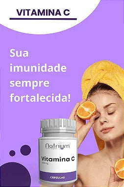 Vitamina C 500 mg - c/30 capsulas - Natrium